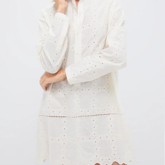 Tuckernuck Pommander Place White Eyelet Dress - Picture 1 of 7
